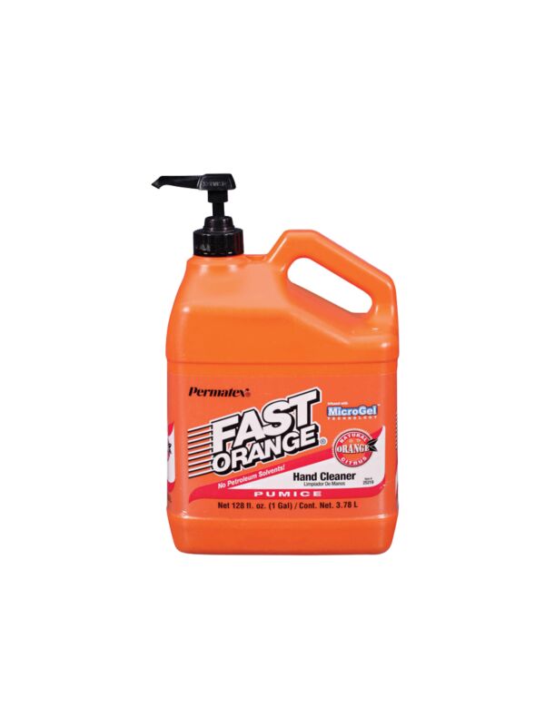 1 Gallon Fast Orange Pumice Hand Cleaner With Pump Top 4/Case