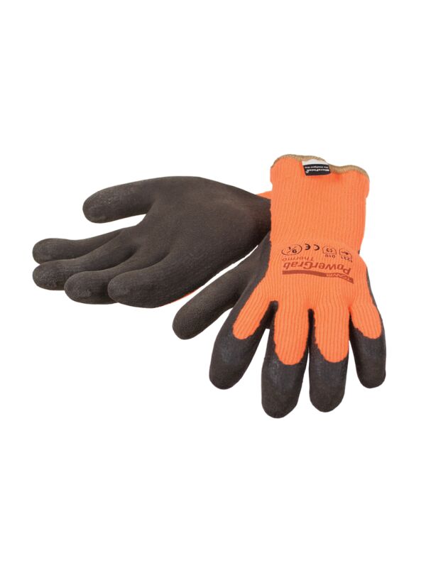 Hi-Vis Orange Thermal Glove With Micro Grip Large 12/Pack - 72/Case