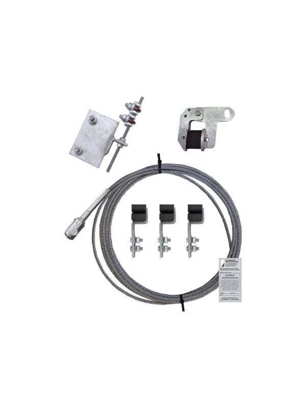 160ft Phoenix  Pole Mount Safety Climb System HDG with Stainless Steel Cable