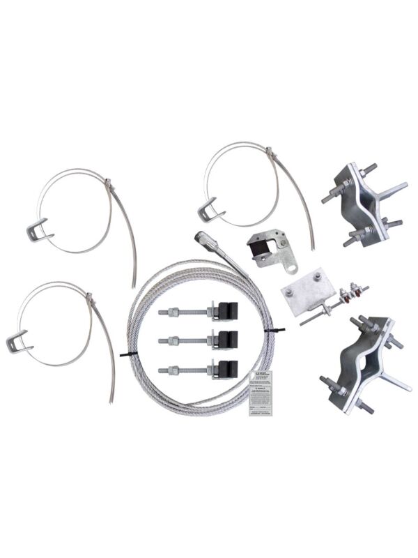250ft Leg Mount Phoenix Climb System HDG with Galvanized Cable
