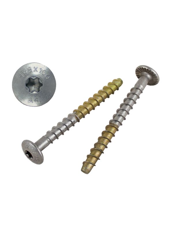 SAB-S Button Torx Head Concrete Screw-Anchor 316 Stainless Steel