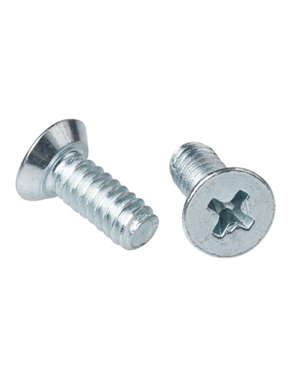 Flat Phillips Head Undercut Machine Screw Zinc