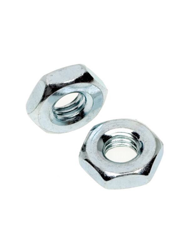 10-24 Machine Screw Hex Nut Zinc 100/Box