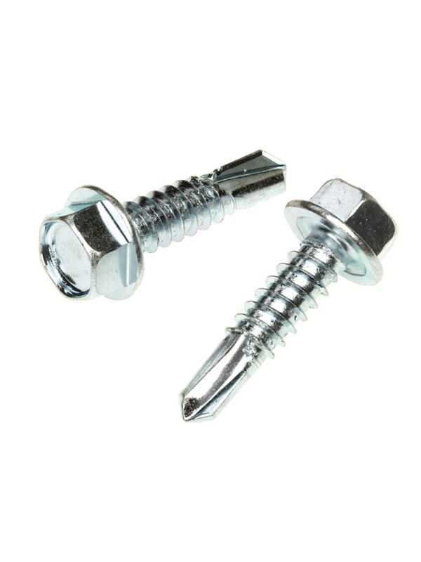 Hex Washer Self Drilling Screw Zinc