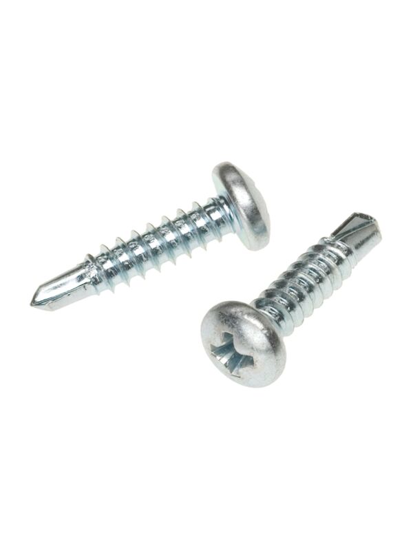 8 x 1 Pan Head Phillips Self Drilling Screw Gr 410 Stainless Steel 100/Box