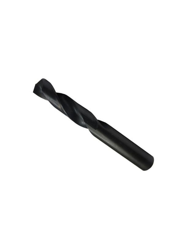 3/8 HSS Stub Length Drill Bit Fractional Black Oxide 135 Split Point 5/Pack