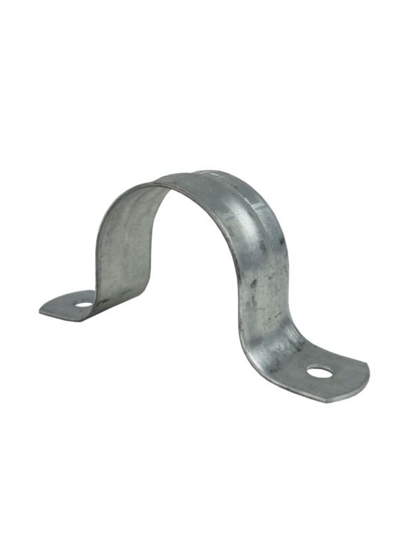 3/4 Pipe Strap 2 Hole Pre-Galvanized 100/Box