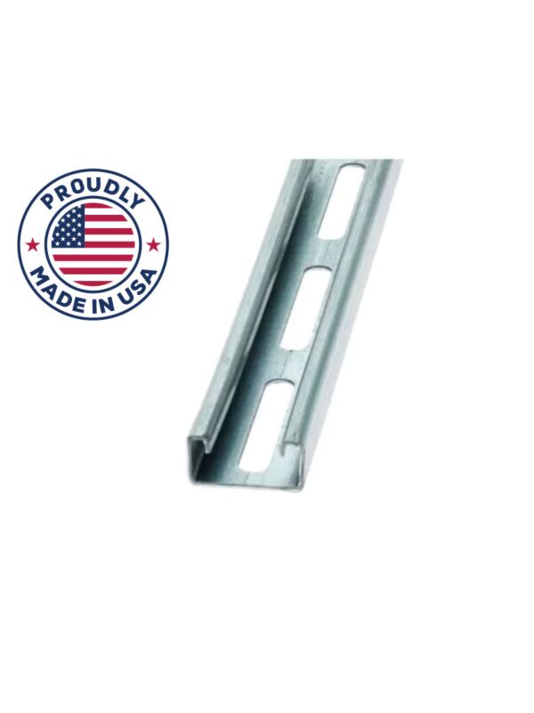 1-5/8 x 10ft Strut Channel Pre-Galvanized 12ga Long 3