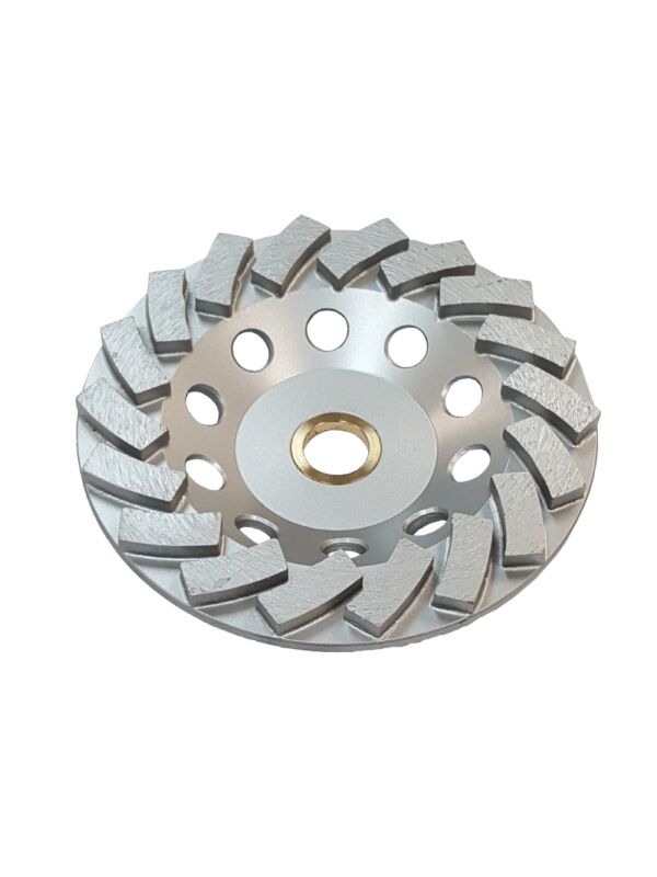 5 x 5/8-7/8 Premium Turbo 18 Segment Diamond Cup Grinder