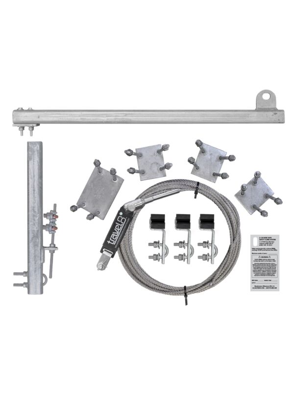 130ft Ladder Mount Safety Climb System HDG with Stainless Cable