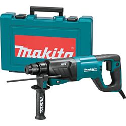 1" 8 Amp SDS‑Plus AVT® Rotary Hammer (D‑Handle) with Hard Case
