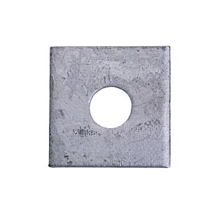 3/8 x 3 x 3 Square Washer Galvanized A36 w/ 11/16 Hole