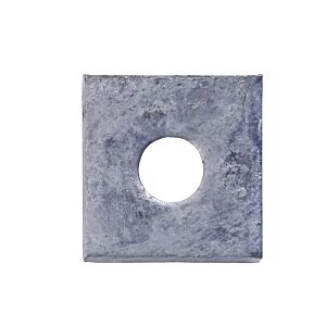 3/8 x 3 x 3 Square Washer Galvanized A36 w/ 9/16 Hole