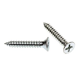 Flat Phillips Sheet Metal Screws Zinc