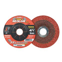 4-1/2 x 1/8 x 7/8 Redline™ Type 27 Grinding Wheel Aluminum Oxide for Pipeline 25/Box