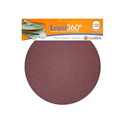 9" x 100 Grit Level 360 Sanding Disc - sold per Pack of 5 - 5 Packs/Case (25 Discs/Case)