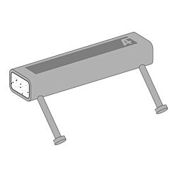 12" HSS Tube Embeds - 45 Degree Studs