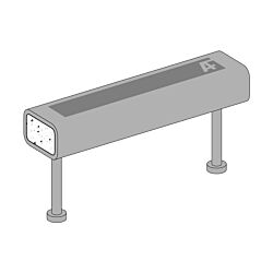 12" HSS Tube Embeds with (2) 4" Studs