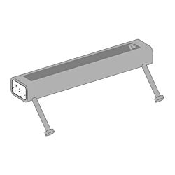 16" HSS Tube Embeds - 45 Degree Studs