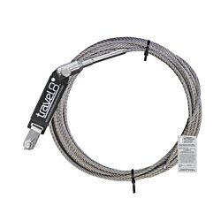3/8 x 30ft Stainless Steel Safety Climb Cable Assembly with Hardware