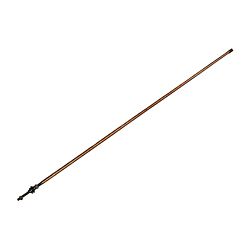 5/8 x 8ft Lightning Rod Copper Clad with Threaded End and Hardware