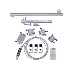 160ft Ladder Mount Safety Climb System HDG with Galvanized Cable