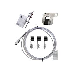 130ft Pole Mount Phoenix Climb System HDG with Galvanized Cable