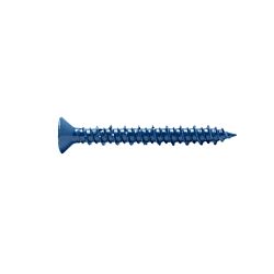 3/16 x 2-1/4 Flat Phillips Head Concrete Screw Blue 100/Box - 1500/Ctn