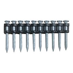 1-1/4 x .109 Spiral Shank Ballistic Point Hardened Pins Mechanical Galvanized Box of 1000 - 5 Boxes/Ctn - 200 Boxes/Pallet - For High Strength Concrete & Steel