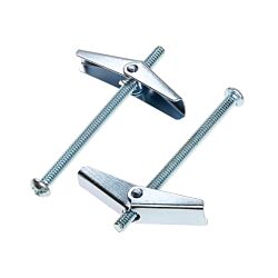 3/8-16 x 4 Round Combo Head Toggle Bolt/Wing Zinc 25/Box - 250/Ctn
