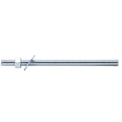 3/8-16 x 6-3/8 Anchor Rod Assembly with Nut & Washer Zinc 25/Box
