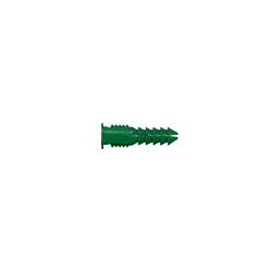 14-16 x 1-1/2 Super Plastic Anchor Kit Green 50 Pc Jar