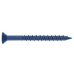 1/4 x 1-1/4 XCS-F Flat Head Torx Drive (T30) Blue Concrete Screw 100/Box - 1500/Ctn
