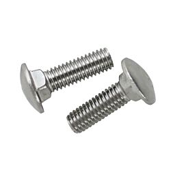 5/16-18 x 2-1/4 Carriage Bolt Gr 18.8 Stainless Steel 100/Box
