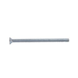 6-32 x 3 Flat Phillips Head Machine Screw Zinc 100/Box - 1500/Ctn