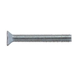 6-32 x 1-1/2 Flat Phillips Head Machine Screw Zinc 100/Box - 4000/Ctn