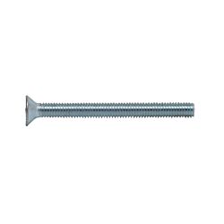 6-32 x 2 Flat Phillips Head Machine Screw Zinc 100/Box - 2500/Ctn