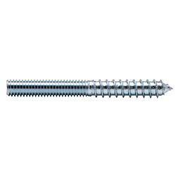 3/8-16 x 3 Hanger Bolt Zinc 50/Box - 300/Ctn