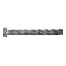 1/2-13 x 5 Hex Tap Bolt, Full Thread, Grade 5 Galvanized