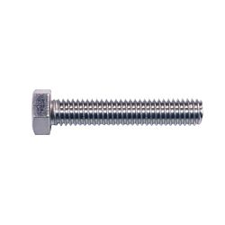1/4-20 x 2 Hex Tap Bolt, Full Thread, Gr 304 Stainless Steel F593C 100/Box