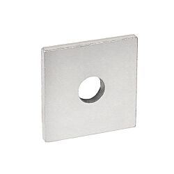 1" x 1/4 x 4 x 4 Square Plate Washer Plain