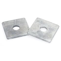 3/4 x 1/4 x 3 x 3 Square Plate Washer Galvanized