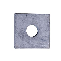 1/2 x 4 x 4 Square Washer Galvanized A36 w/ 13/16 Hole