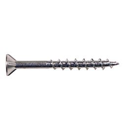 8 x 1-5/8 Flat Phillips Head Spur Screw Nibs Type 17 Zinc 5000/Ctn