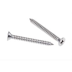 12-11 x 1-1/2 Flat Phillips Head Sheet Metal Screw Gr 18.8 Stainless Steel