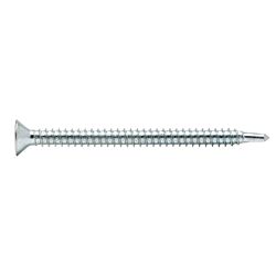 10 x 2-1/2 Flat Phillips Head Self Drilling Screw Zinc 100/Box