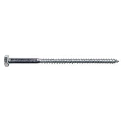 1/4 x 4 Hex Lag Screw Zinc 100/Box