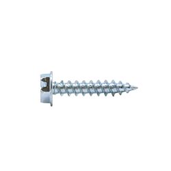 8 x 1 Hex Slot Washer Head Needle Point Screws Zinc 8000/Ctn