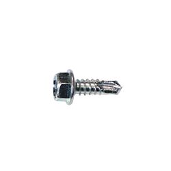 8 x 3/4 Hex Washer Head Self Drilling Screw Zinc 100/Box - 5000/Ctn