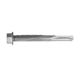 1/4-20 x 4 SD500 Hex Washer Head Self Drilling Screw #5 Pt CliMax Coated 250/Box - 1000/Ctn